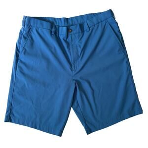 PGA Tour Performance Stretch Blue Golf Shorts Men's SZ 38